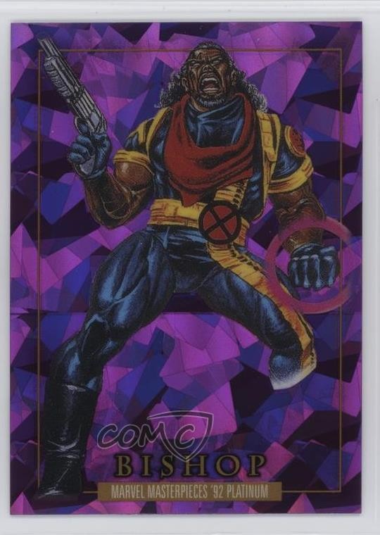 2024 Upper Deck Marvel Masterpieces '92 Purple Crystals Bishop #6 1dl5
