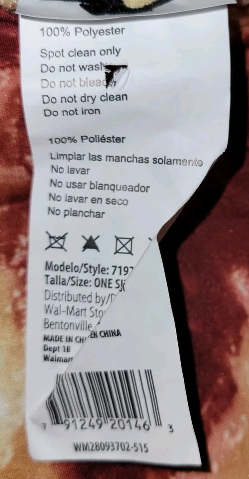 Disfraz Tira Tocino Adulto Talla Única Divertida Comida Halloween Fiesta Poliéster Novedad Foto 3 de 3