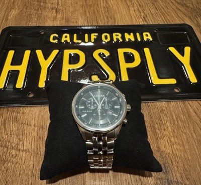 NEW! Citizen Eco-Drive Chronograph Watch Stainless Steel AT2149-85X  SHIPS TODAY