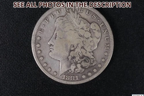 NobleSpirit 1881 S Morgan Silver Dollar Fine