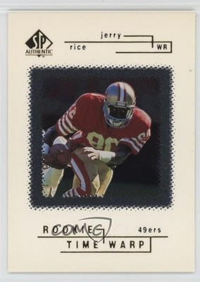 1998 SP Authentic Rookie Time Warp 79/2000 Jerry Rice #32 HOF 6h1