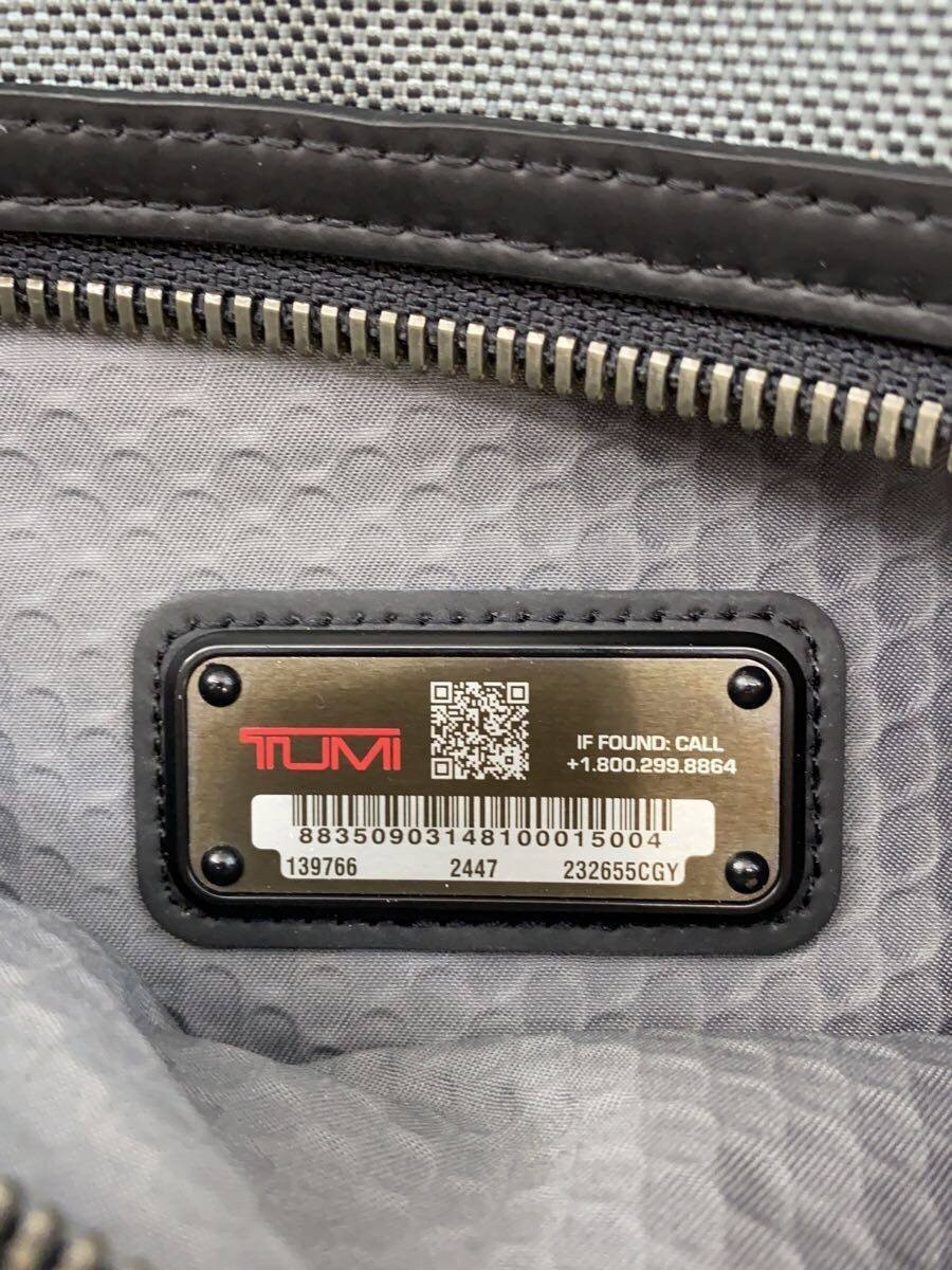 Tumi Backpack Polyester Gry Solid K6E14 - image 5