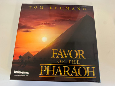 Favor of The Pharaoh Tom Lehmann Board Game Bezier Games 2015 NEW SEALED