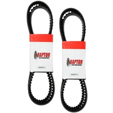 2PK Raptor Heavy Duty Cogged Pump Drive Belt for Hustler 603907 607400 607400-A