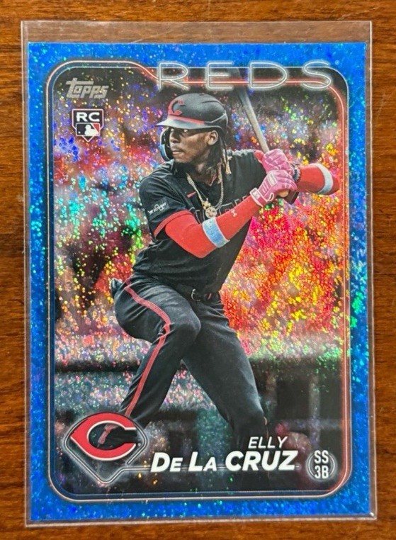 2024 Topps Elly De La Cruz #141 Blue Foil /999 Cincinnati Reds Rookie RC