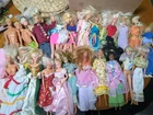 Large bundle, collection of 25 vintage Barbie & Ken dolls, collectors -Sindy