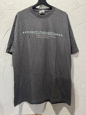 Vintage Garbage Band Mens XL 2001 Garbage Y2K Shut Your Mouth Shirt Grunge
