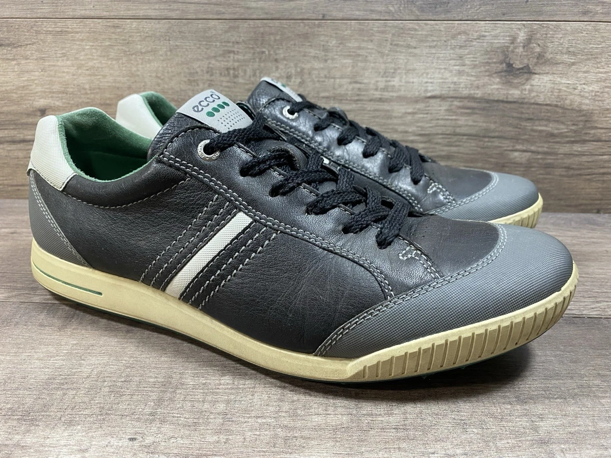 ECCO MEN\'S Leather Golf Shoes Size 43 EU 9 - 9.5 US Gray Green Outdoors Sports Men main image 2