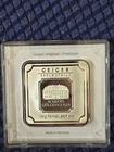 100 Grams Silver GEIGER EDELMETALLE Bar In Assay.