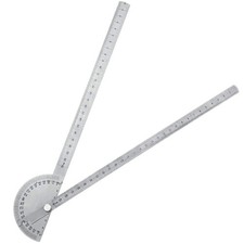 Angle Protractor Ruler Stainless Steel 0-180 Degree