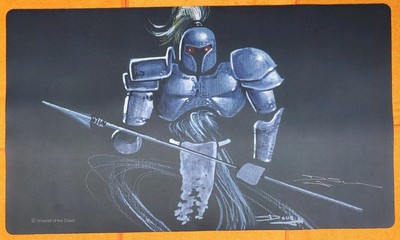 Hypnotic Spector Play Mat MTG Playmat SIGNED Douglas Shuler Wizards Of The Coast
