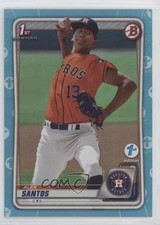 2020 Bowman Draft 1st Edition Sky Blue Foil Alex Santos #BD-139 we2