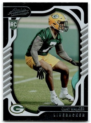 2022 Panini Absolute Quay Walker Rookie Green Bay Packers #190