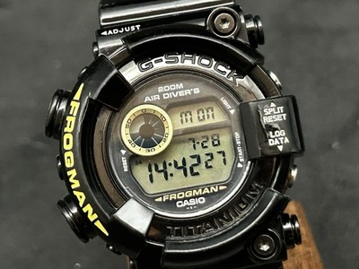 Exc+5] 1 DAY SHIP Casio G-SHOCK FROGMAN DW-8200 Black Dial Quartz