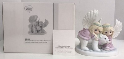 Precious Moments May Gentle Peace Surround You This Season 201023 Angel Bear NEW