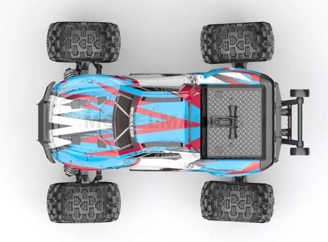 MJX 16208 1/16 Hyper GO Camion RC Haute Vitesse 2.4G - Bleu/Blanc/Rose - Photo 3/4