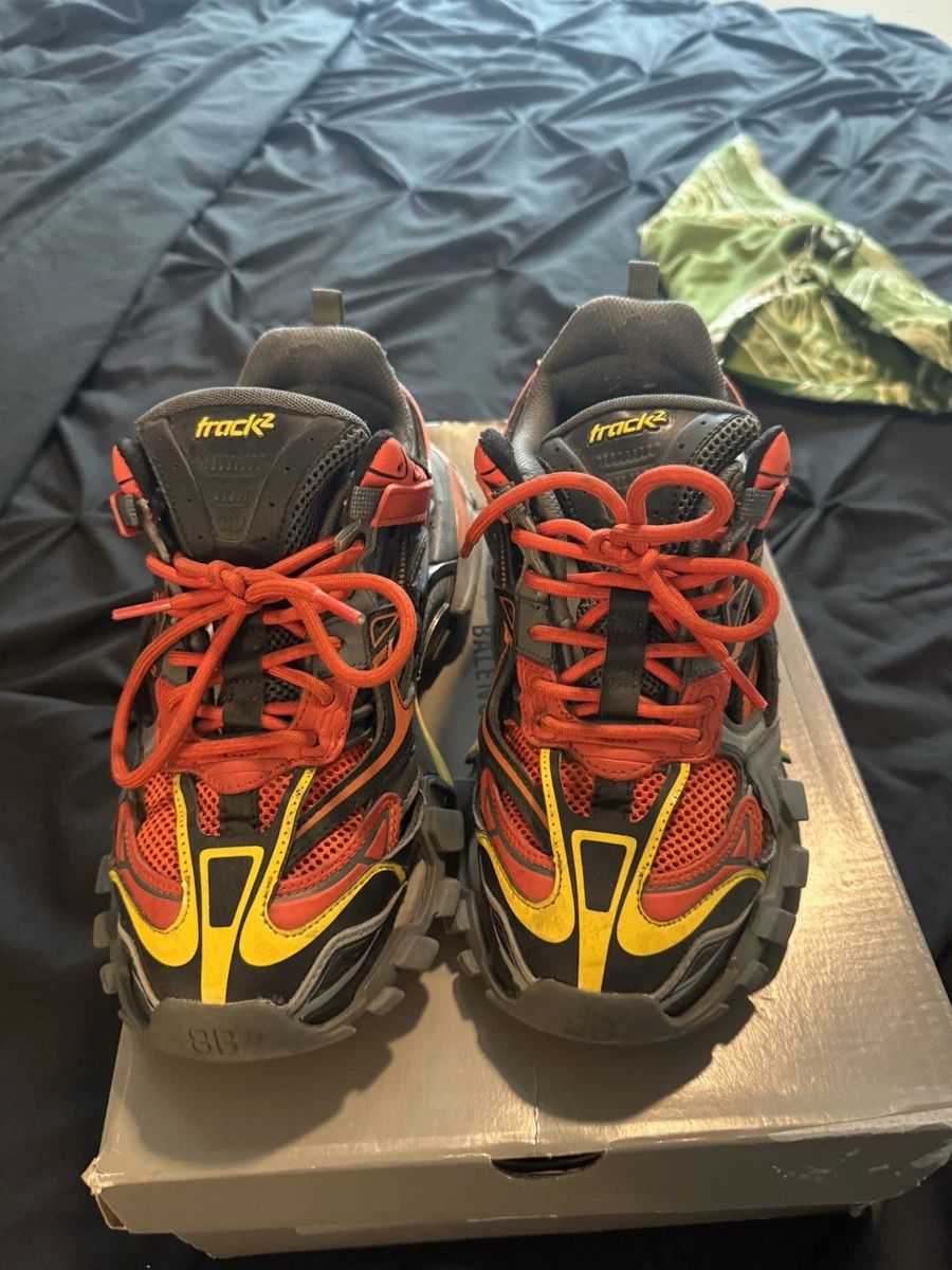Balenciaga Track 2 Trainer Orange Black for sale | eBay