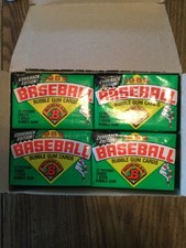 1989 Bowman Baseball Factory Wax Pack Box Cards Mint Condition