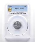 1943 Lincoln Wheat Cent MS66 PCGS *4130