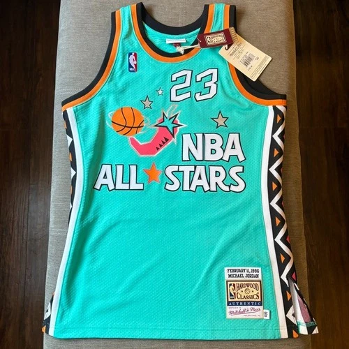 Michael Jordan 100% Authentic Mitchell & Ness 1996 All-Star Jersey NWT Size 40 M - product listing photo