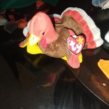 TY Beanie Baby   GOBBLES the Turkey 5.5 in 