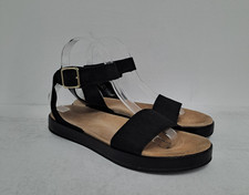 Clarks Botanic Ivy Flatform Sandals Black Size 6 D