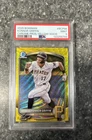 2025 Bowman - Chrome Prospects Konnor Griffin #BCP-86 Yellow Wave Refractor /75