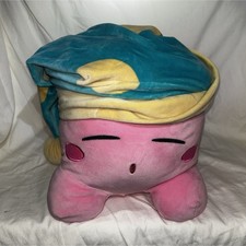 Nintendo Kirby plush with sleep cap HAL Laboratory animation toy