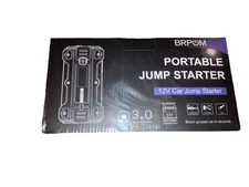 NEW BRPOM Car Jump Starter 26800 MaH Quick Charge, 6000A Peak Current LCD Screen