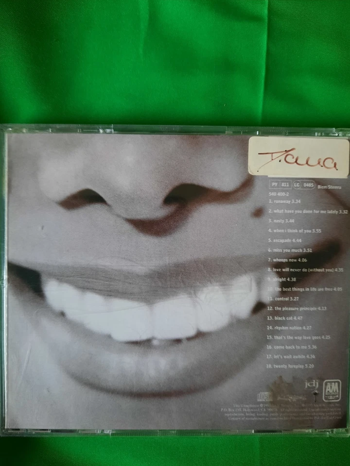 JACKSON, Janet - Design Of A Decade 1986-1996 (1995) Runaway The Best Of - Bild 2 von 2