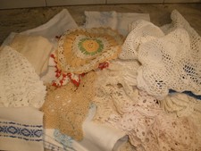 Large Lot of 21 Vintage Crochet  Other Table Runners, Doilies T116 