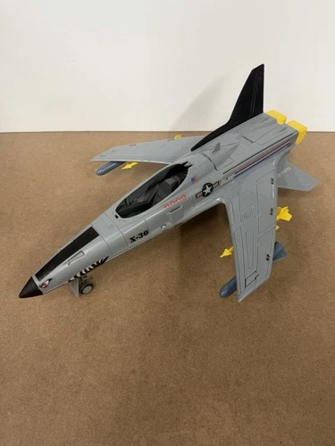 1986 GI Joe Conquest X-30 Fighter Jet Plane Hasbro Vintage - Incomplete