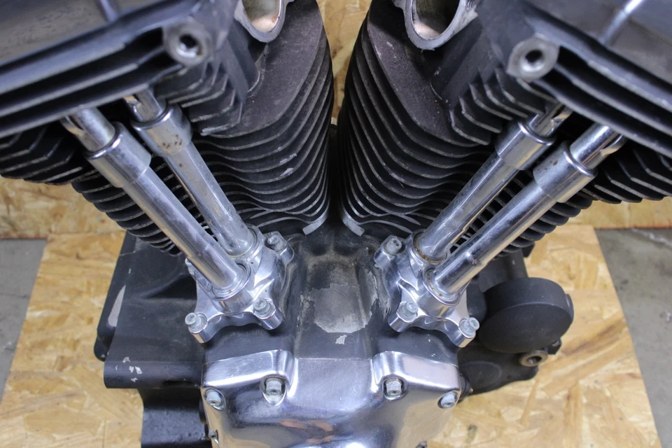 04 Harley Heritage Softail Classic OEM EFI Twin Cam 88 B Engine Motor 44K Foto 3 de 4