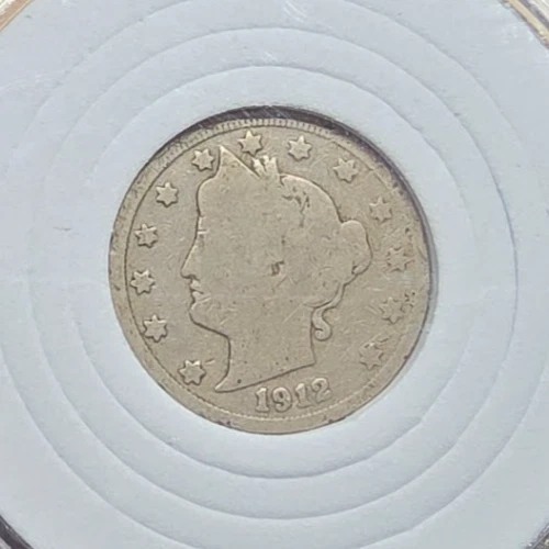 Photo of a 1912-P Liberty Nickel from an eBay listing that sold on Jul 17, 2026