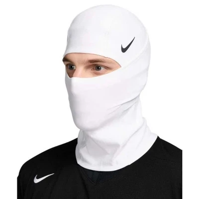 Nike Pro Hyperwarm Hood Therma Fit Unisex White Ski Mask Ships Same Day!!!