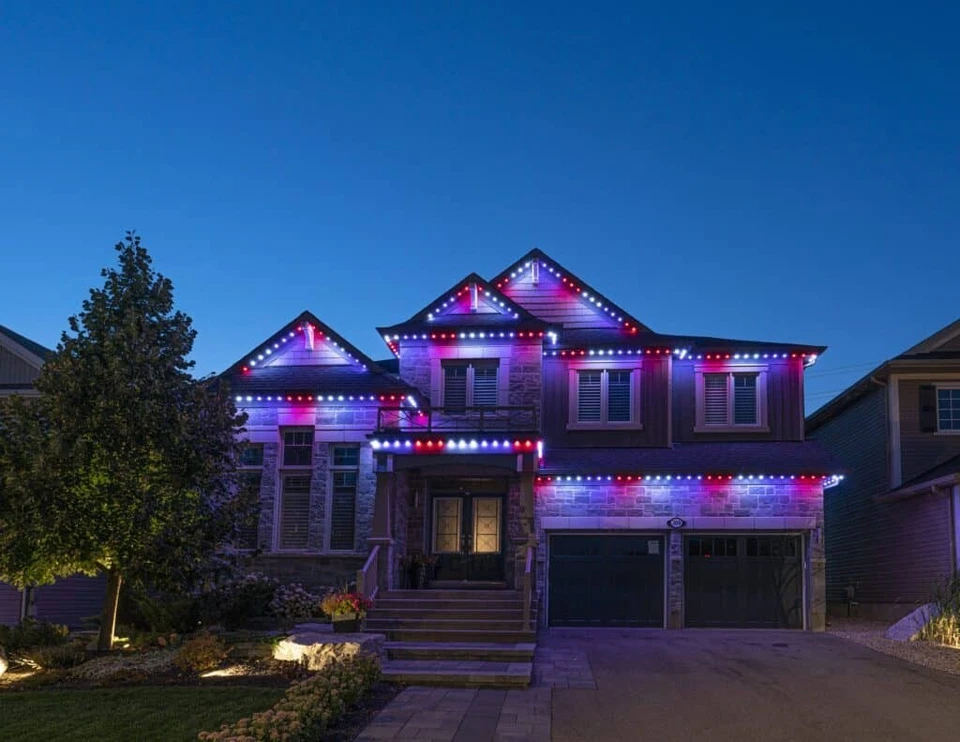 Govee Aluminio Permanente Luz Exterior Pista Embellecer y Proteger - - 100 pies - -  Foto 4 de 4