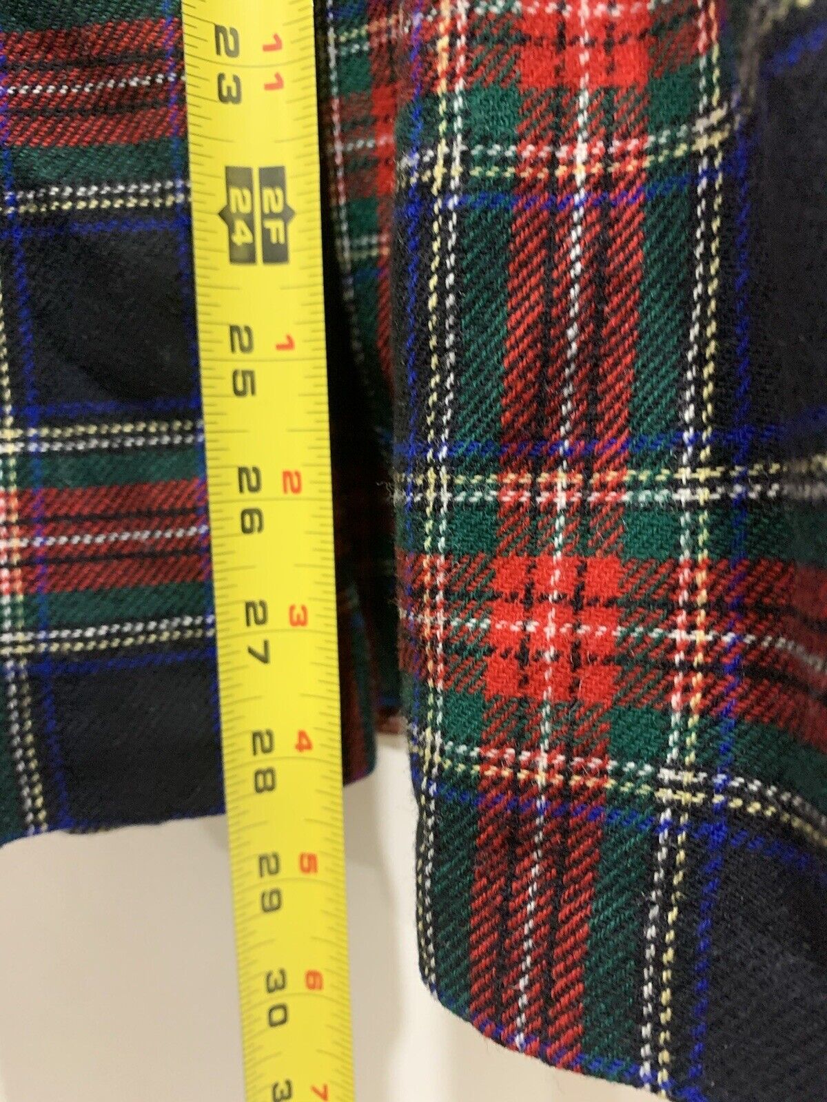 Vintage Pendleton Tartan Skirt — Size 14/ 31” wai… - image 9