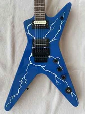 Washburn Dimebag Darrell Gloss Blue Electric Guitar Black Hardware HH Pickups