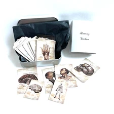 Anatomy Skeleton Stickers Tin Box Scrapbooking Junk Journal Collage