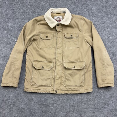Levi's Trucker Jacket Khaki Levis Jacket Mens Medium Tan