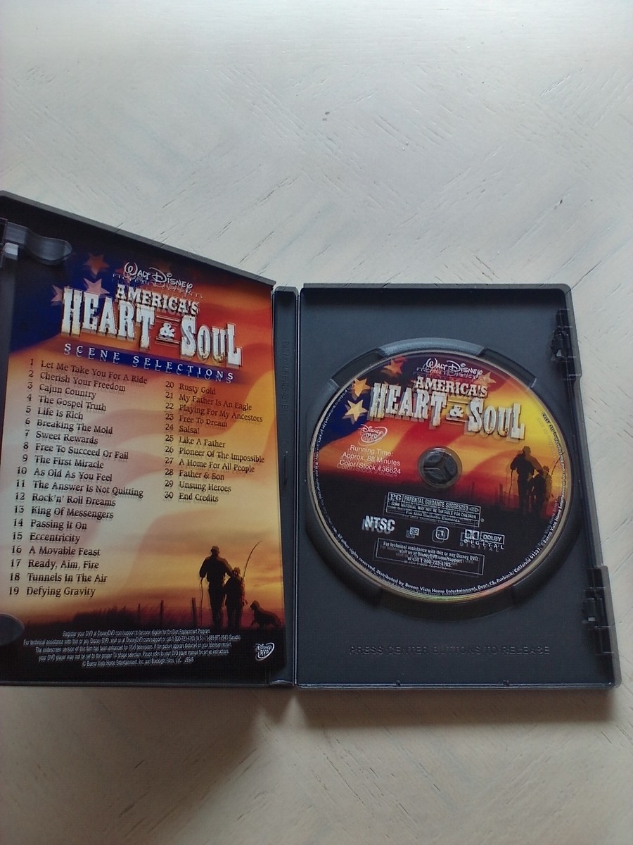 (未使用･未開封品)America&#39;s Heart &amp; Soul [DVD] Walt Disney Americas Heart And Soul DVD Documentary Film New
