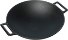 12'' Pre Seasoned Heavy Duty Construction Cast Iron Grilling Wok, Griddle and St