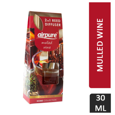 Airpure 2-in-1 Reed Diffuser Limited Edition Glühwein 30ml