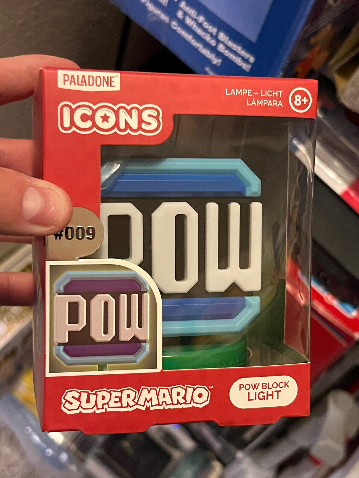 Paladone Super Mario POW Block Icon Light