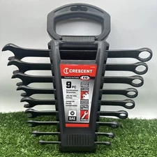 Crescent X10 12 Point SAE Combination Wrench Set 9 PC CCWS9BS NEW
