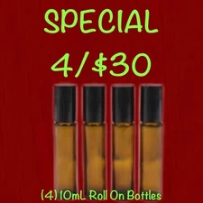 ✨4/$30✨DEAL! 4 (10mL) Roll On PERFUME/FRAGRANCE BODY OILS•450+ NICHE TYPE SCENTS