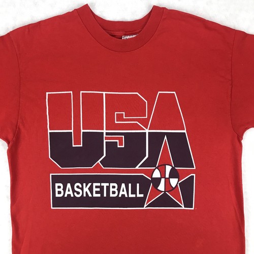 vintage 90s USA BASKETBALL DREAM TEAM T 