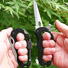 Premium Carabiner Keychain Clip Holder, Anti-Lost Quick Released Backpack Hook