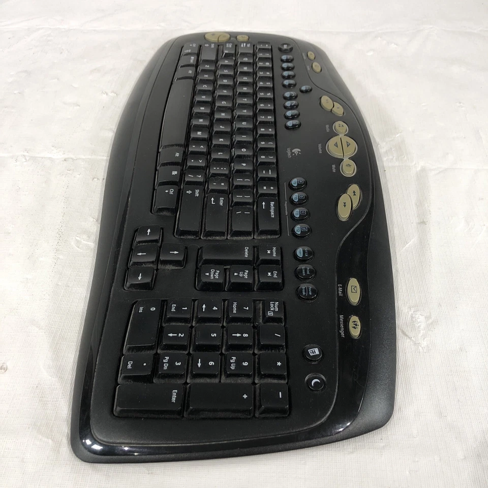 Logitech Wireless Keyboard Cordless Y-RJ20 Black (Keyboard Only) - Image 2 of 4