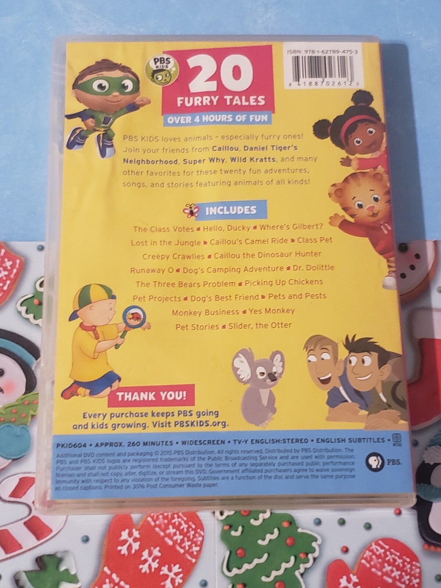 PBS KIDS - 20 FURY TALES - DVD - SEE PHOTOS 841887026123| eBay